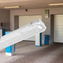 Vodootporno kućište za 2 T8 cev 1,5 m mlečno bela IP65 Braytron AquaLine