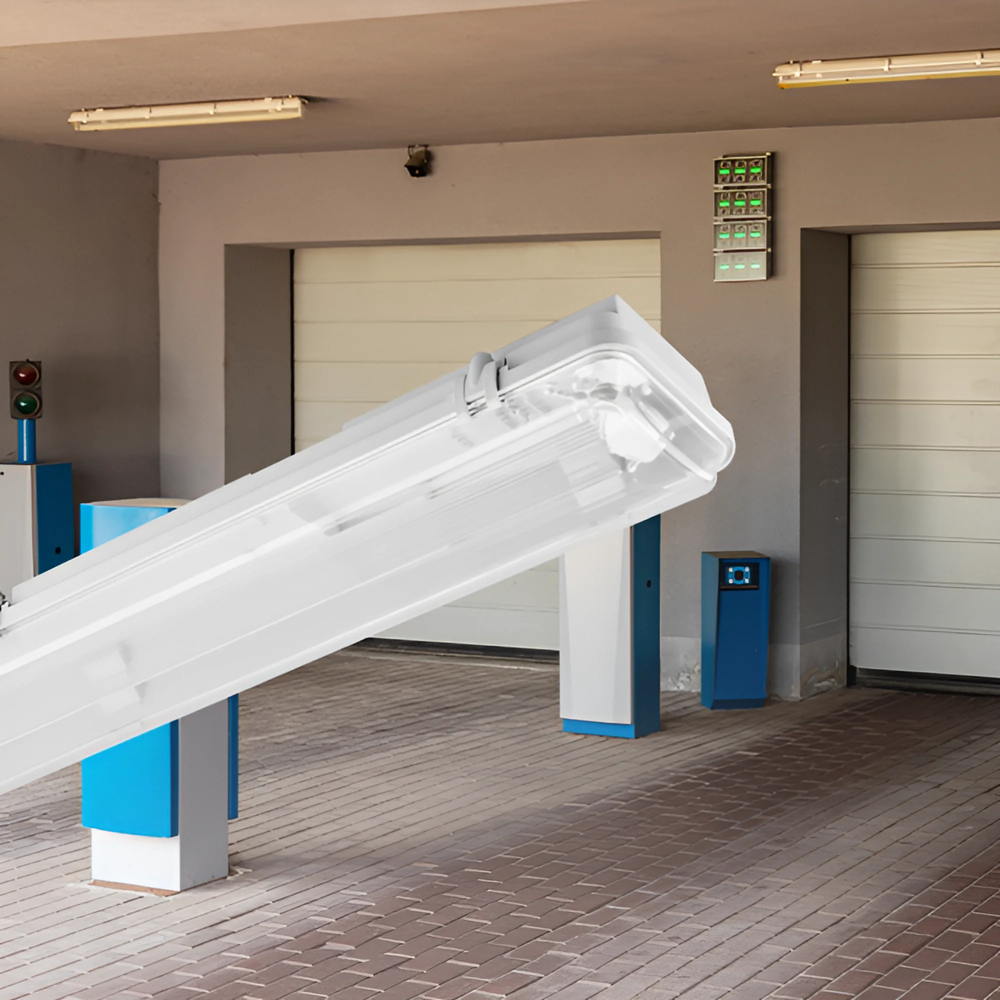 Vodootporno kućište za 2 T8 cev 1,5 m mlečno bela IP65 Braytron AquaLine