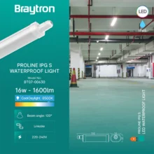 Vodootporna LED svetiljka ProLine S 16W 6500K 550 mm IP65 Braytron