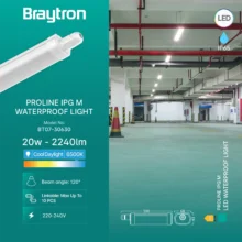 Vodootporna LED svetiljka ProLine M 20W 6500K 590 mm IP65 Braytron