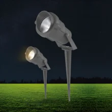 LED ubodna baštenska svetiljka 9W amber siva IP65 Braytron SpotLux