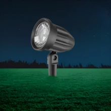 LED ubodna baštenska svetiljka 7W zelena crna IP65 Braytron SpotLux