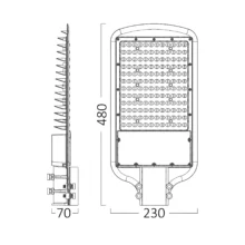 LED ulična svetiljka 100W 4000K siva StreetLine Compact IP66 Braytron