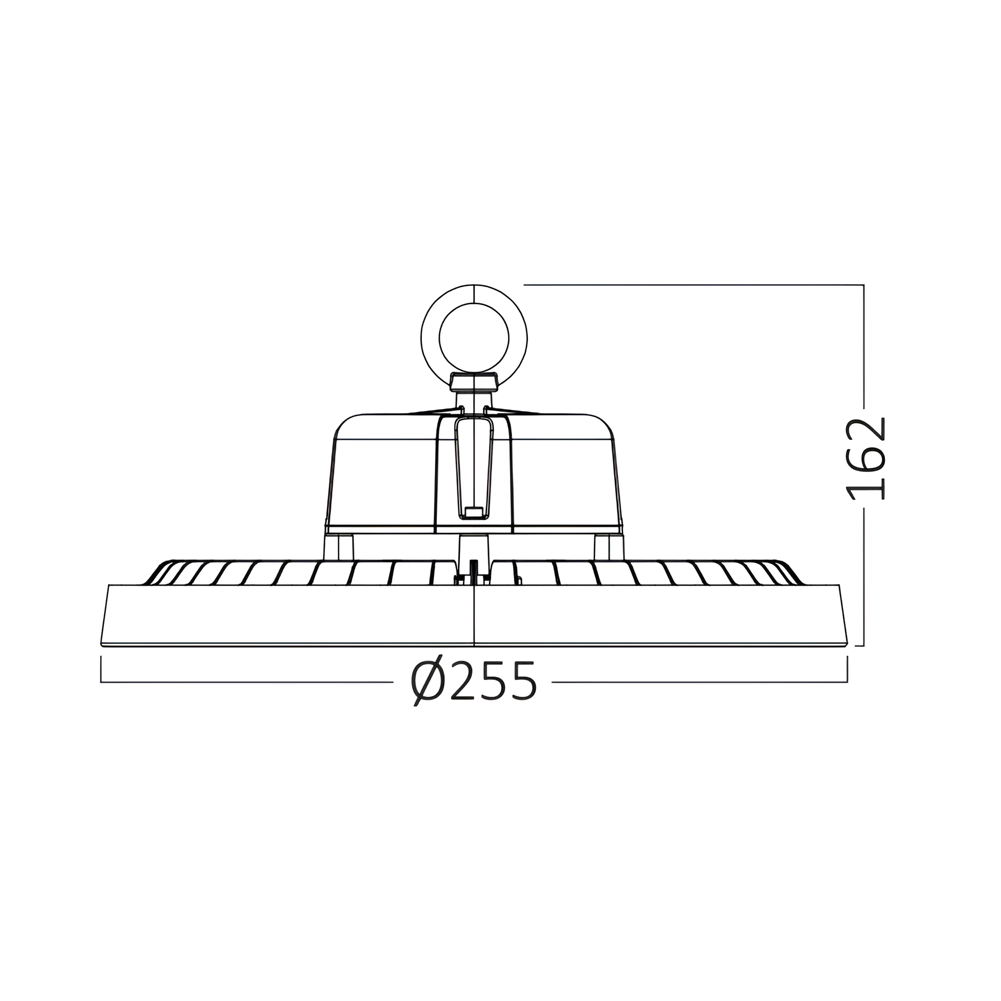 LED industrijsko zvono hibay 100W CCT crna IP65 Braytron HiBay Elite - Слика 7
