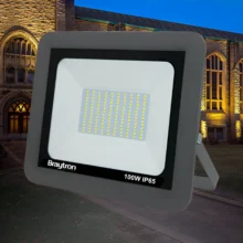 LED reflektor 100W 3000K siva IP65 Braytron Flood Standard