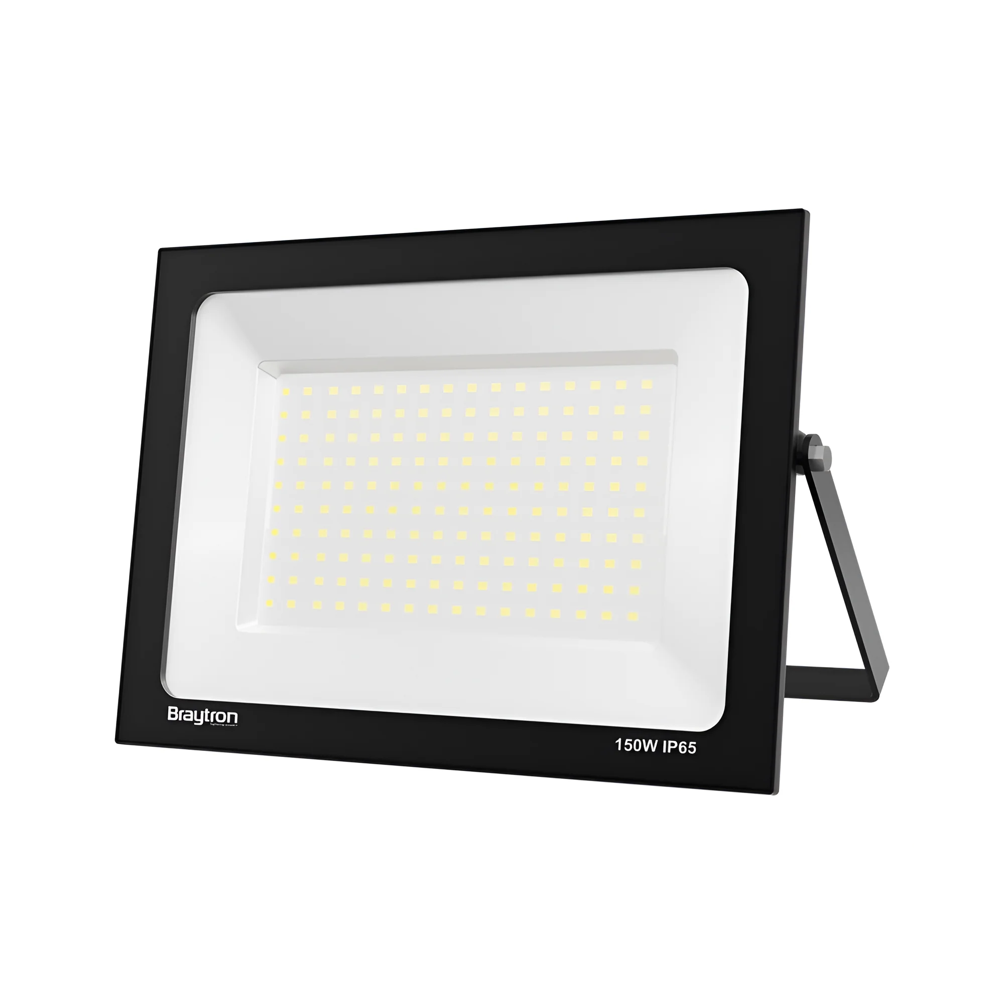LED reflektor 150W 4000K crna IP65 Braytron Flood Flat