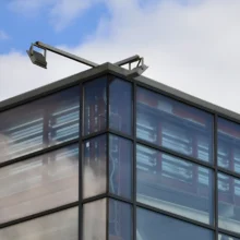 LED reflektor 150W 4000K crna IP65 Braytron Flood Flat