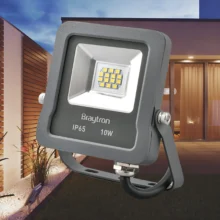 LED reflektor 10W 6500K siva IP65 Braytron Flood Slim