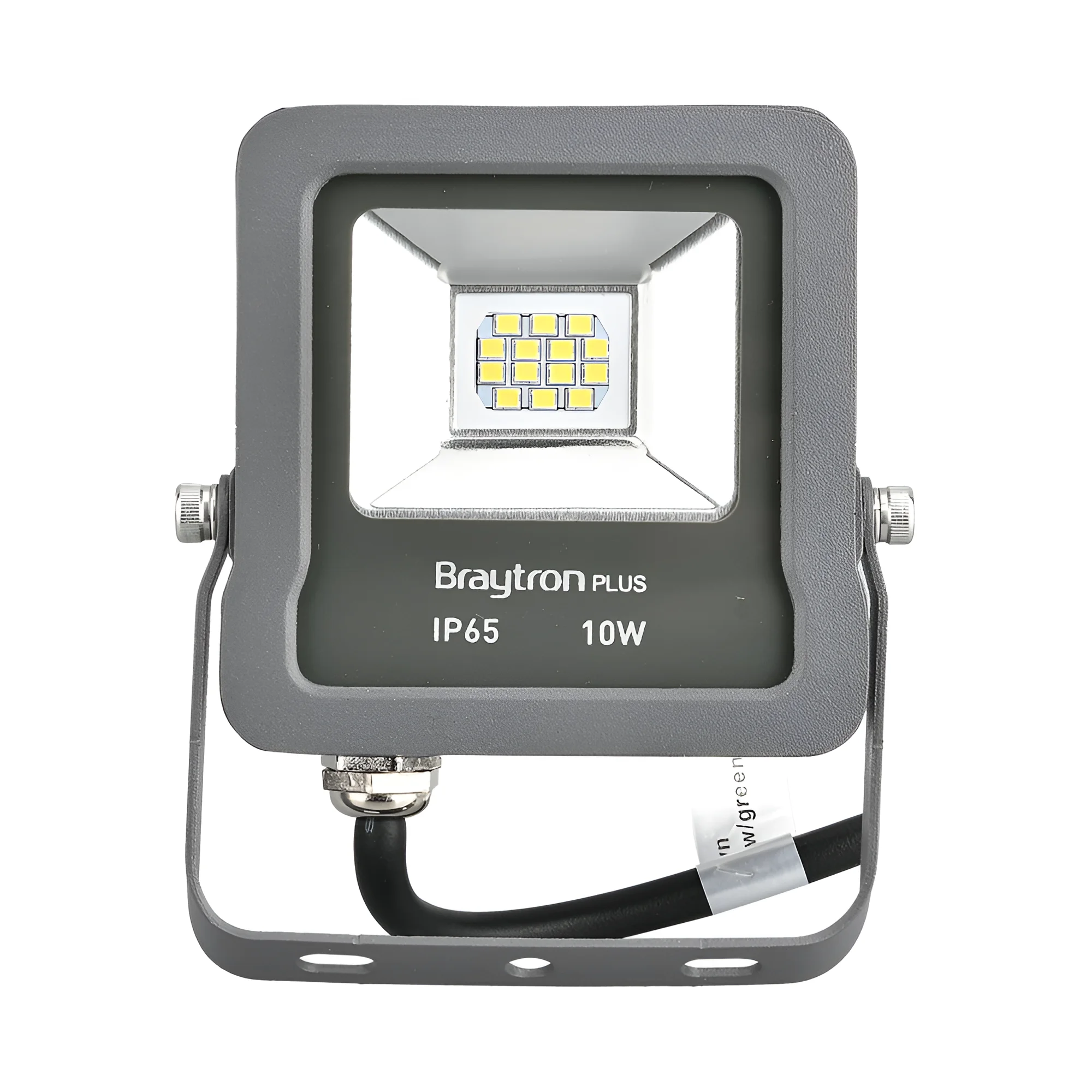 LED reflektor 10W 6500K siva IP65 Braytron Flood Slim - Слика 3