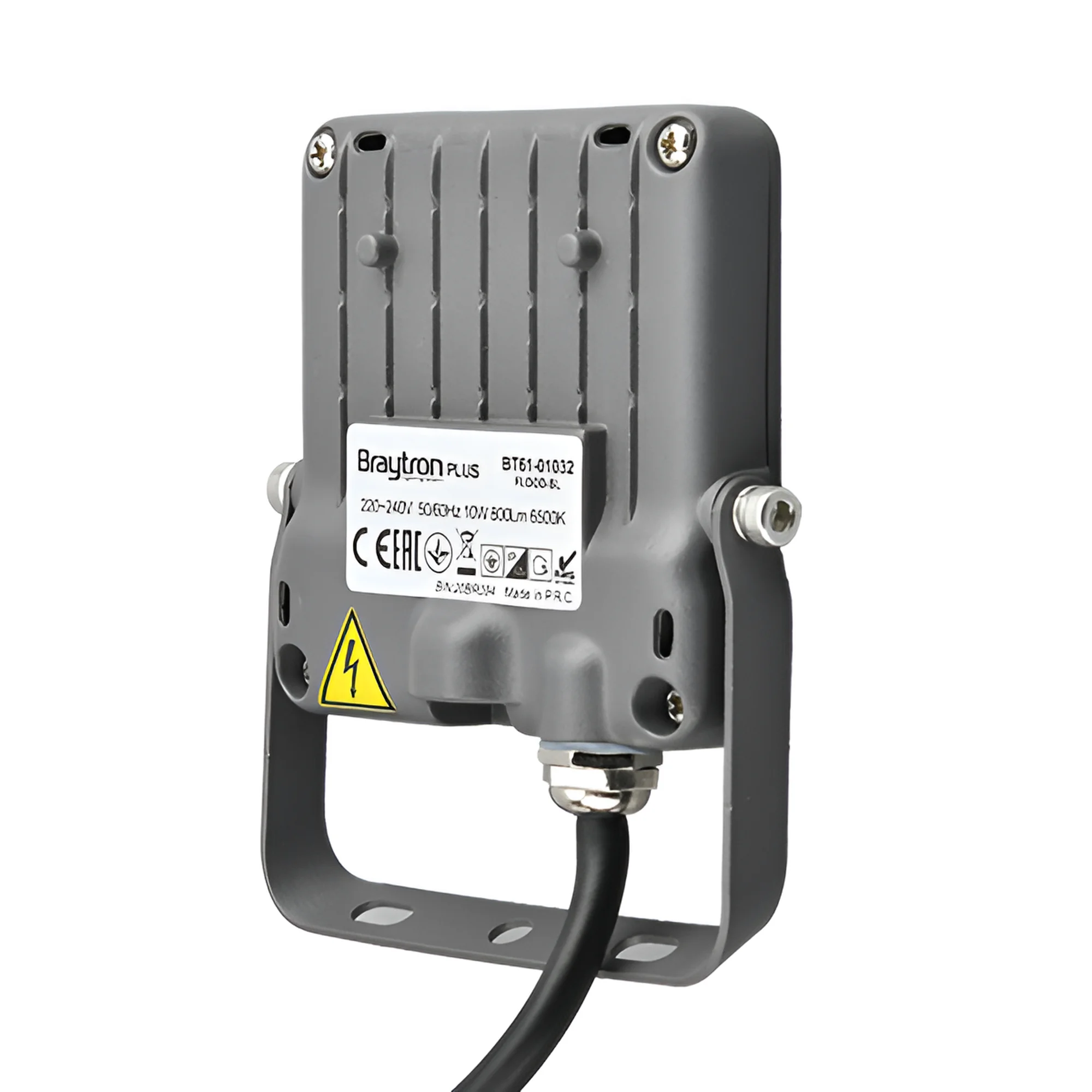 LED reflektor 10W 6500K siva IP65 Braytron Flood Slim - Слика 4