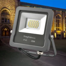 LED reflektor 20W 3000K siva IP65 Braytron Flood Slim