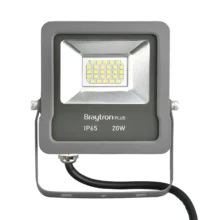 LED reflektor 20W 3000K siva IP65 Braytron Flood Slim