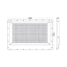 LED reflektor 400W CCT siva IP65 Braytron ProFlood