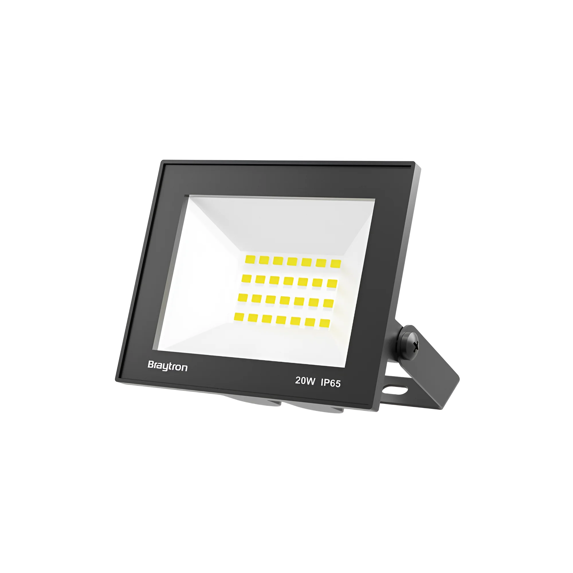 LED reflektor 20W 6500K crna IP65 Braytron Flood Compact