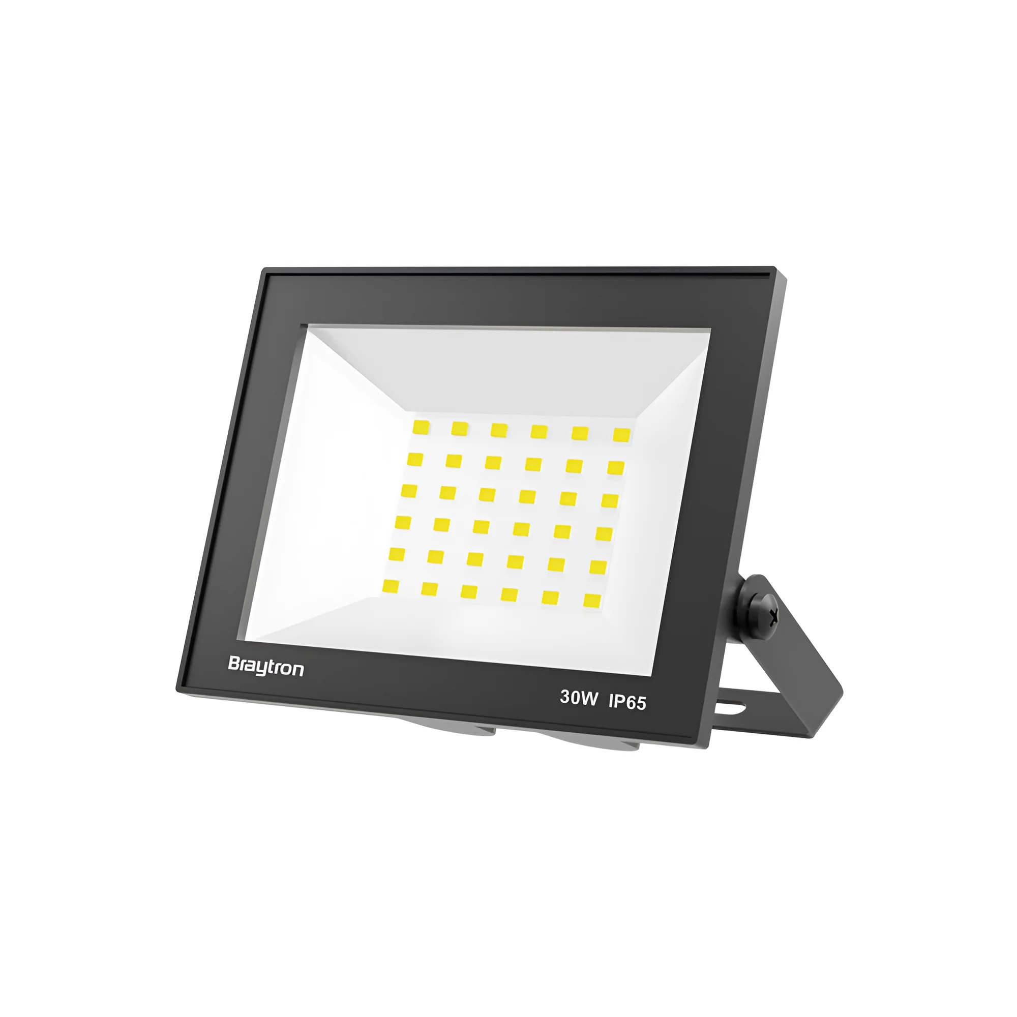 LED reflektor 30W 6500K crna IP65 Braytron Flood Compact