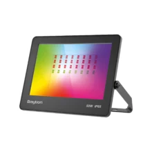 LED reflektor 50W RGB crna IP65 Braytron Flood Compact