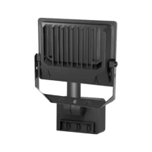 LED reflektor 30W 6500K sa senzorom crna IP54 Braytron Flood Compact