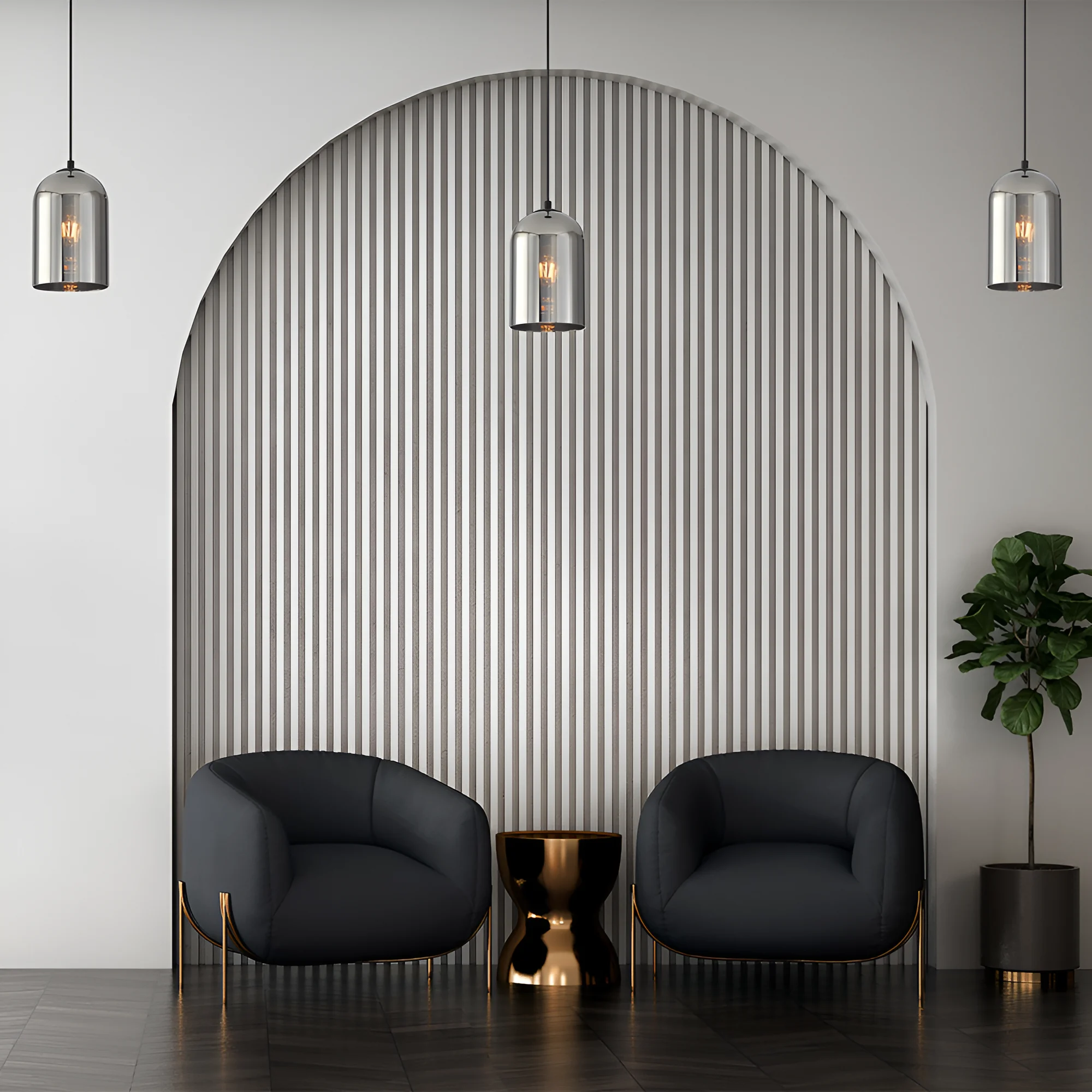 Viseća lampa 1×E27 crna, zvonasti abažur od dimljenog stakla Glass S004