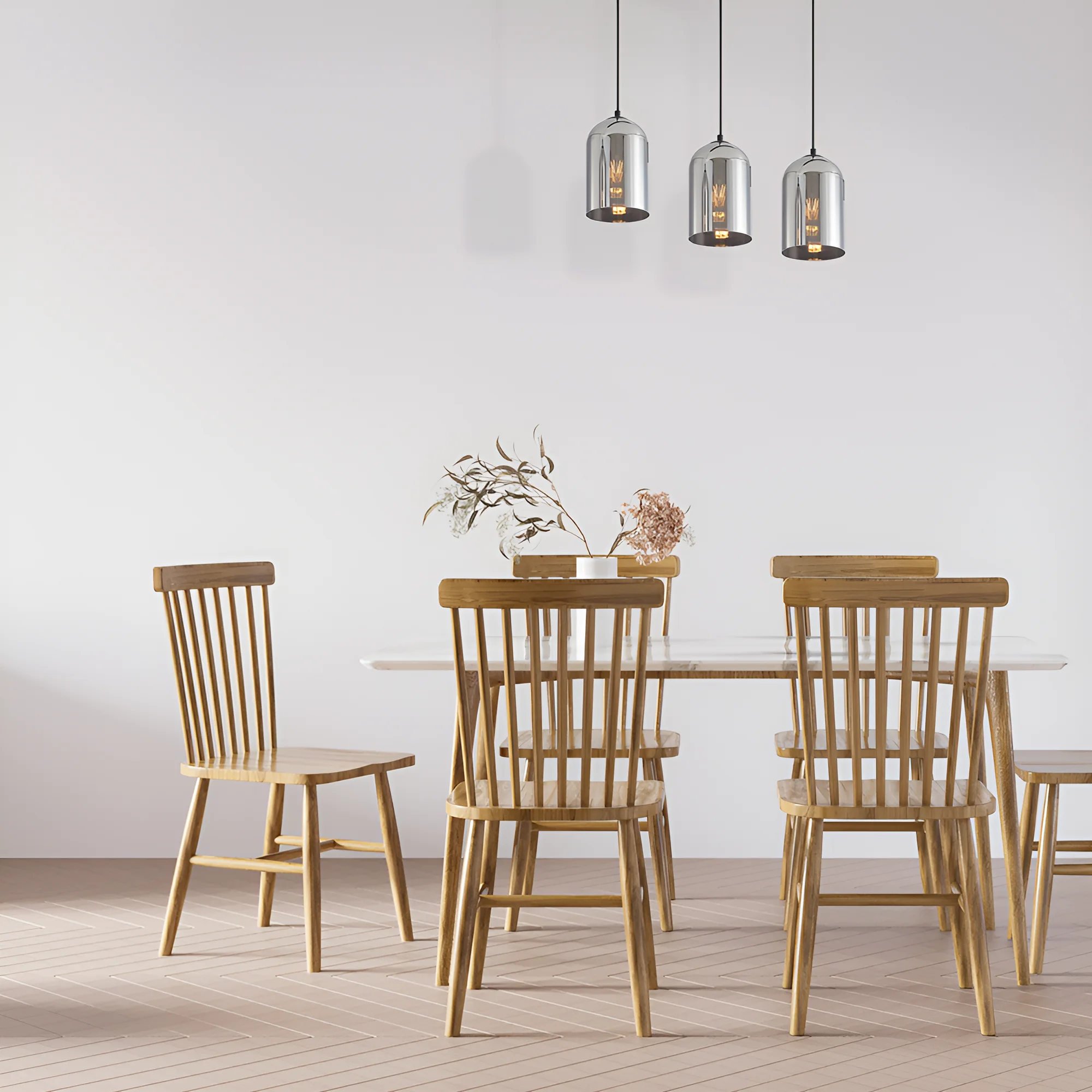 Viseća lampa 3×E27 crna, linearna šina sa zvonastim abažurima od dimljenog stakla Glass S004