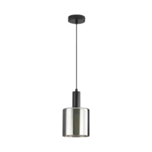 Braytron visilica jednogrla Dimno cilindrično E27 crna BV01-00070