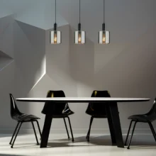 Braytron visilica trogrla Dimno cilindrično E27 crna BV01-00072