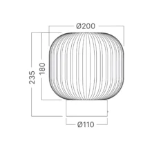 Stona lampa opalni globus Opal/Crna grlo E27