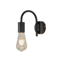 Braytron Zidna svetiljka E27 luk crna BV04-00034