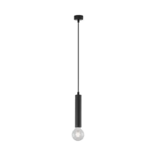 Viseća lampa 1×E27 crna, minimalistički nosač serije Fixture G005
