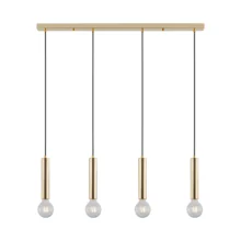 Viseća lampa sa šipkom 4×E27 zlatna, linearna serija Fixture G005