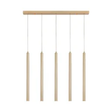 Viseća lampa sa šipkom 5×G9 zlatna, linearna serija Fixture G007