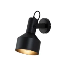 Braytron Zidna svetiljka E27 spot crna BV05-00013