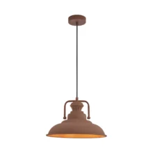 Viseća lampa 1×E27 bakarna, metalni abažur serije Metal P002