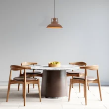 Viseća lampa 1×E27 bakarna, metalni abažur serije Metal P002