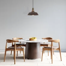 Viseća lampa 1×E27 bronzana, metalni abažur prečnika 355 mm serije Metal P003