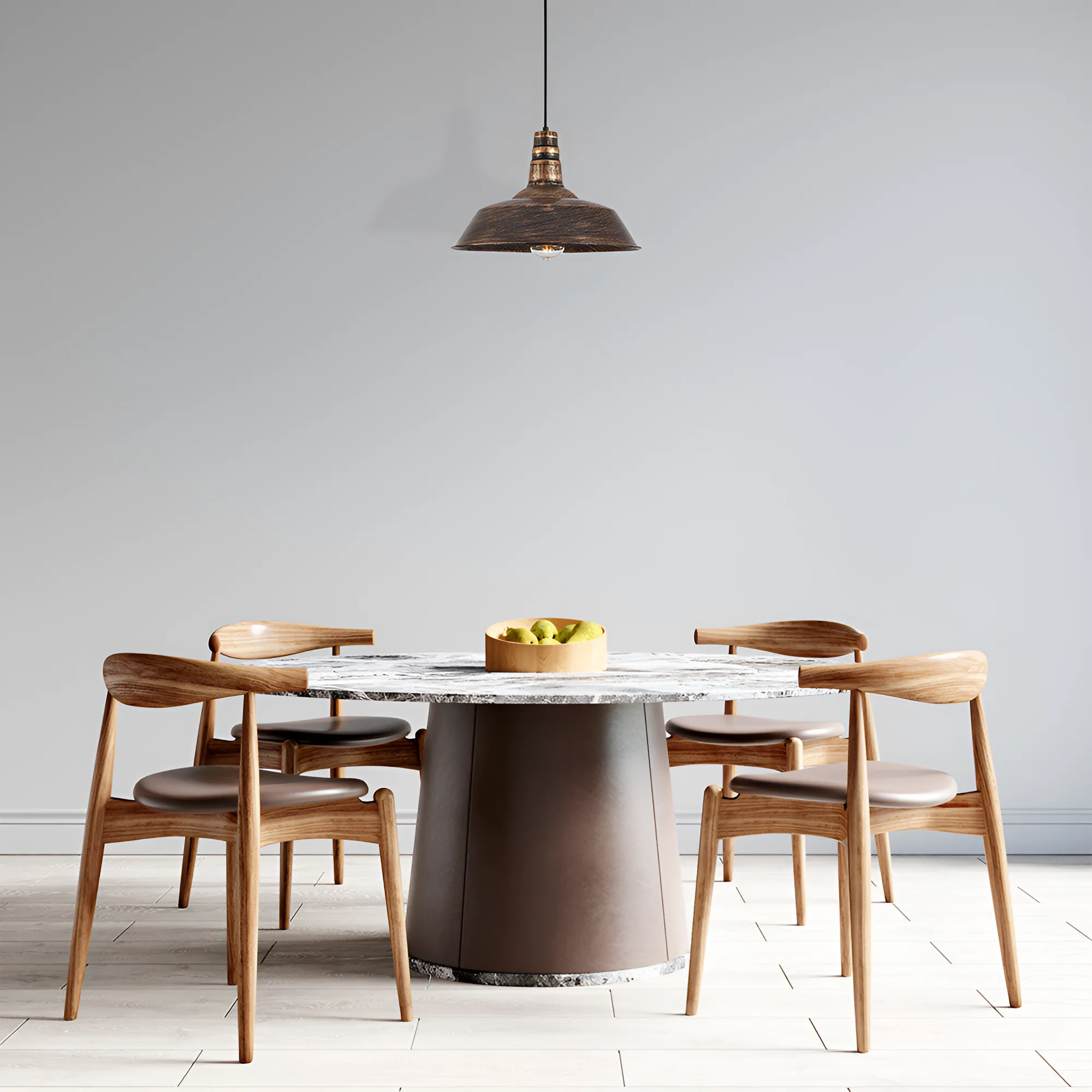 Viseća lampa 1×E27 bronzana, metalni abažur prečnika 355 mm serije Metal P003