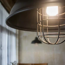 Viseća lampa 1×E27 crna, metalni abažur serije Metal P006