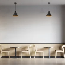 Viseća lampa 1×E27 crna, lakši metalni abažur serije Metal P006