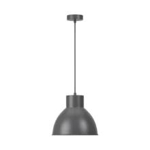 Viseća lampa 1×E27 siva, metalni abažur prečnika 275 mm serije Metal P008