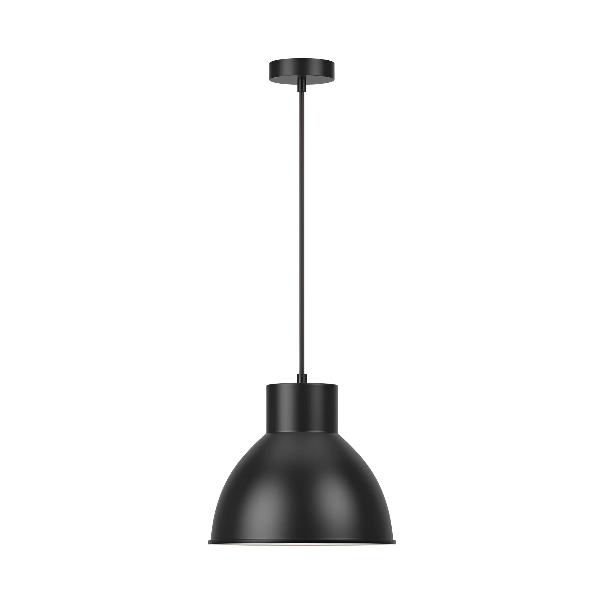 Viseća lampa 1×E27 crna, metalni abažur prečnika 275 mm serije Metal P008