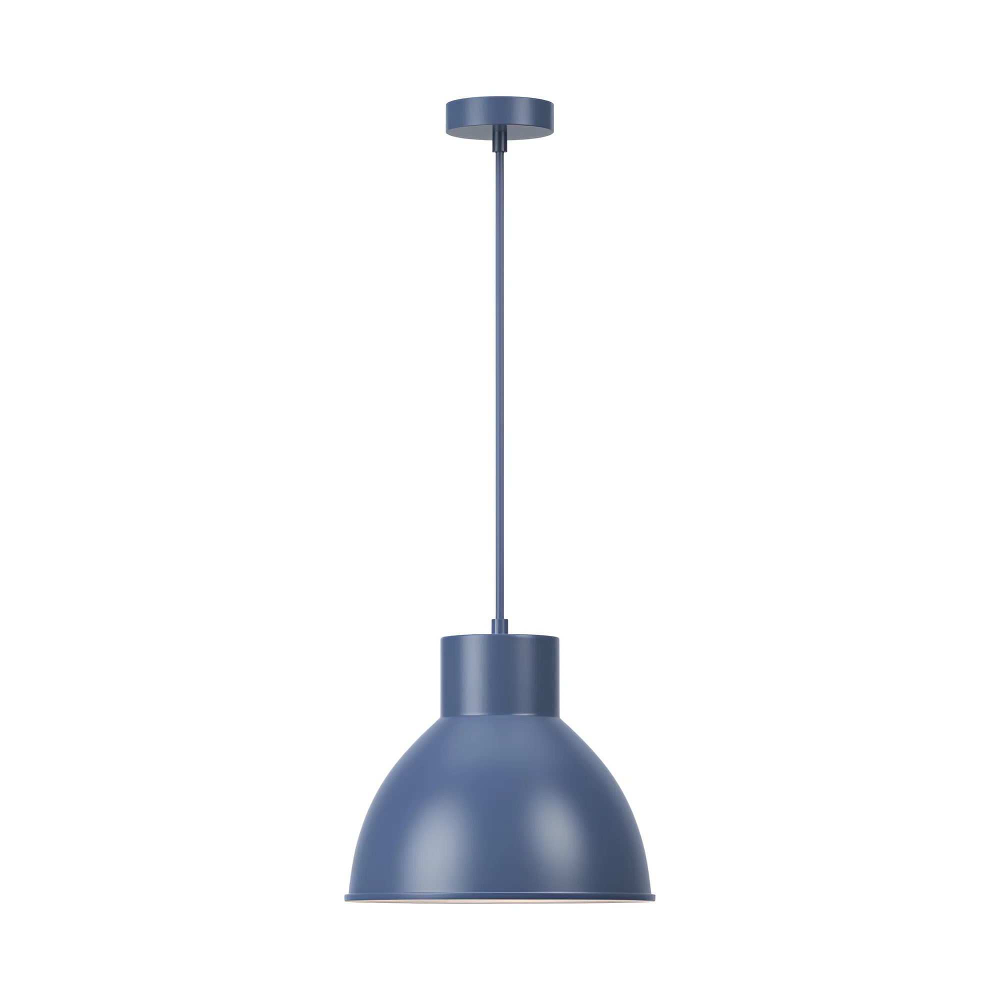 Viseća lampa 1×E27 plava, metalni abažur prečnika 275 mm serije Metal P008