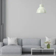 Viseća lampa 1×E27 bež, metalni abažur prečnika 275 mm serije Metal P008