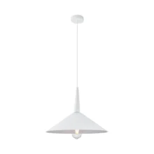 Viseća lampa 1×E27 bela, metalni abažur prečnika 400 mm serije Metal P009