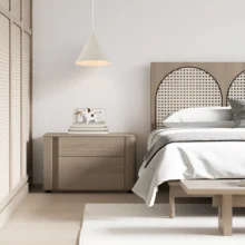 Viseća lampa 1×E27 bela, metalni abažur prečnika 220 mm serije Metal P010