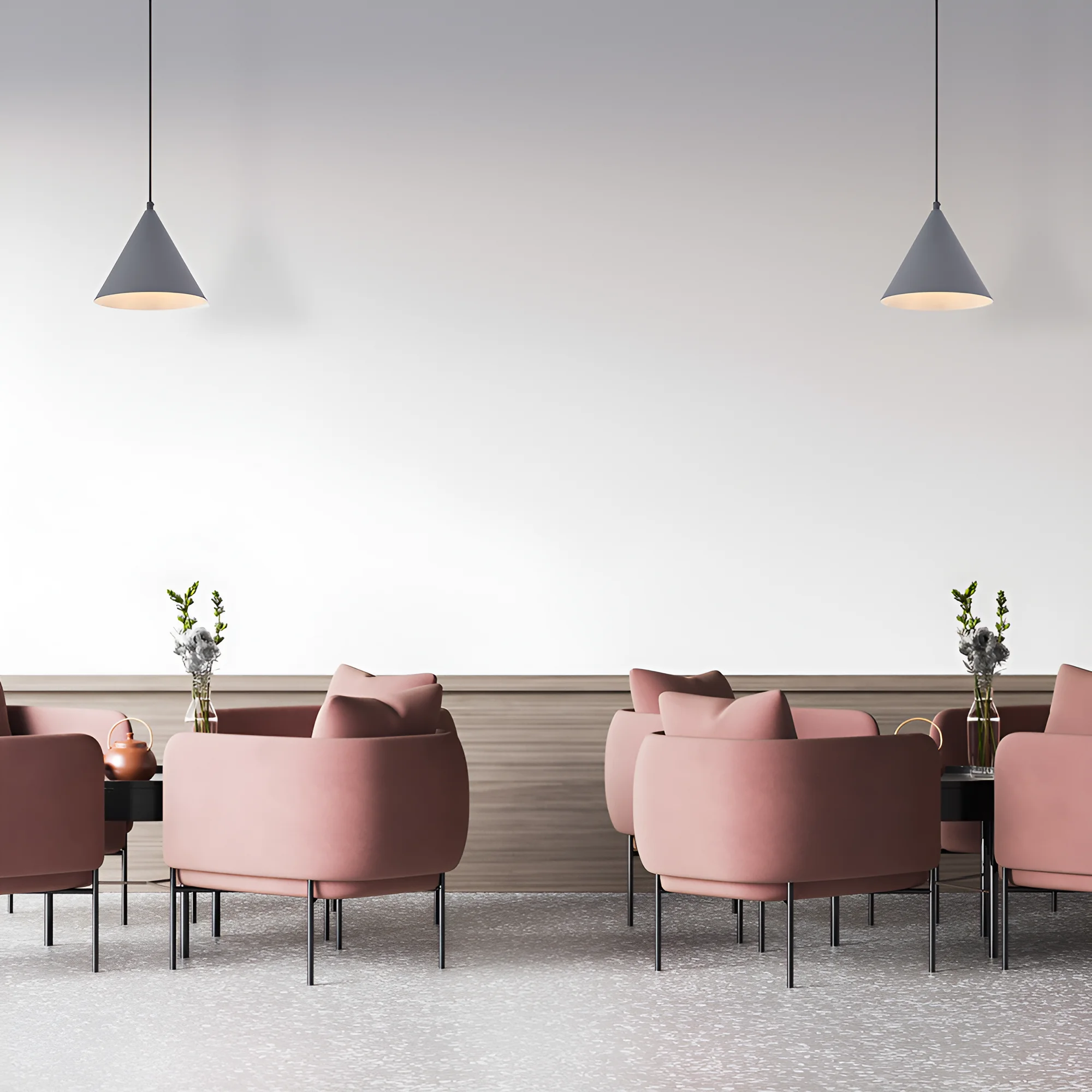 Viseća lampa 1×E27 siva, metalni abažur prečnika 220 mm serije Metal P010