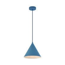 Viseća lampa 1×E27 plava, metalni abažur prečnika 220 mm serije Metal P010