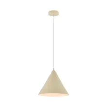 Viseća lampa 1×E27 bež, metalni abažur prečnika 220 mm serije Metal P010