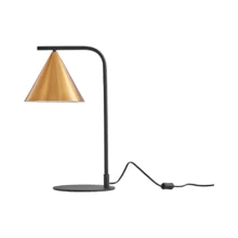 Stona lampa zlatni konus Zlatna grlo E27