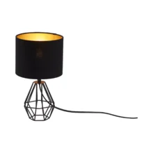 Stona lampa dijamant baza Crna grlo E14