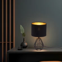 Stona lampa dijamant baza Crna grlo E14