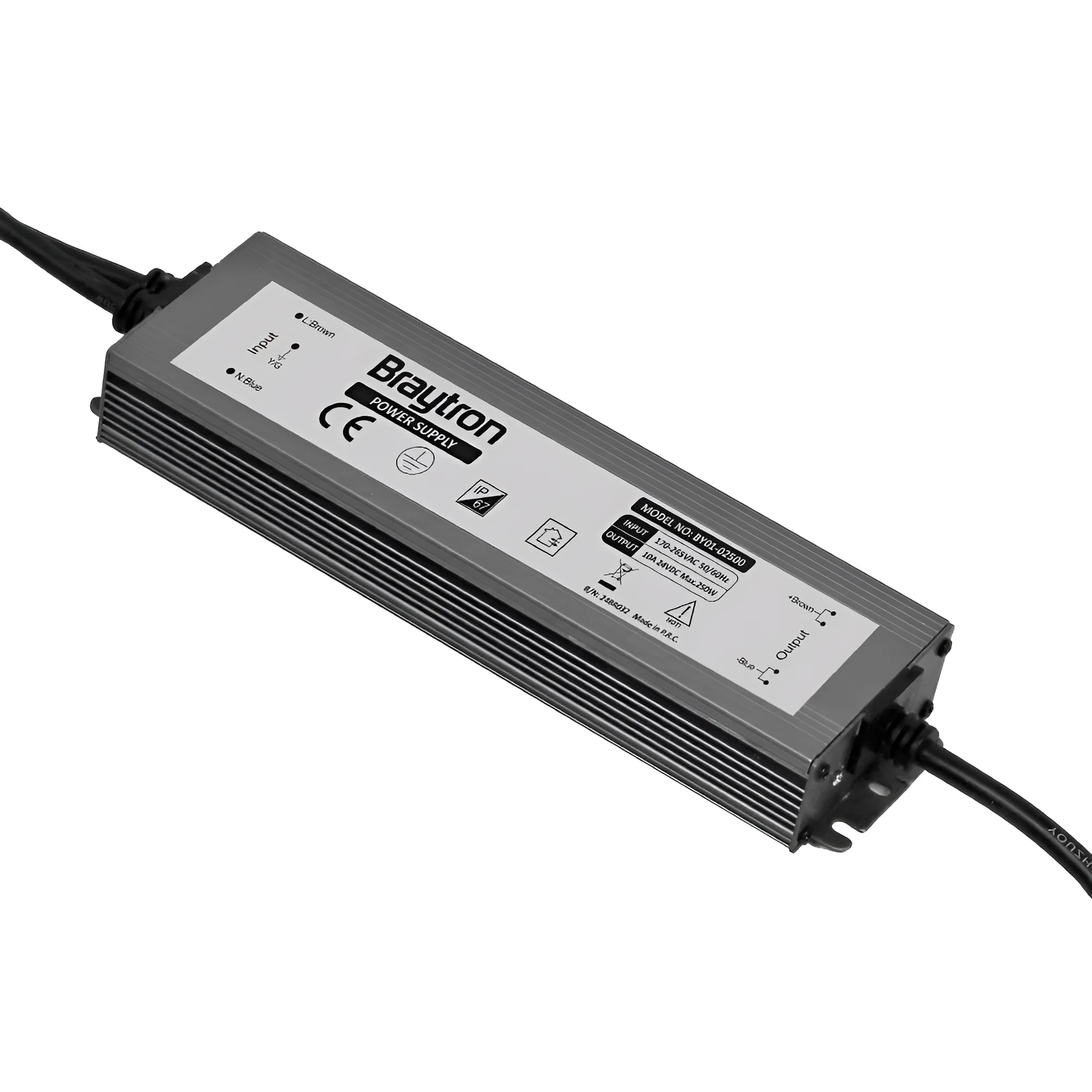 LED napajanje 250W 24VDC IP67 Braytron